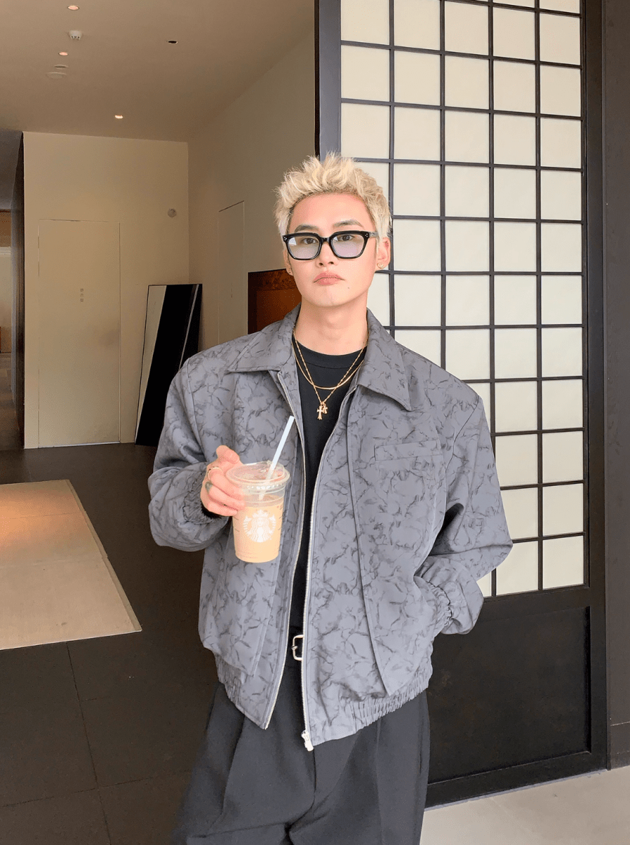 ジャカードショートジャケット OR4707 – 韓国メンズファッション通販