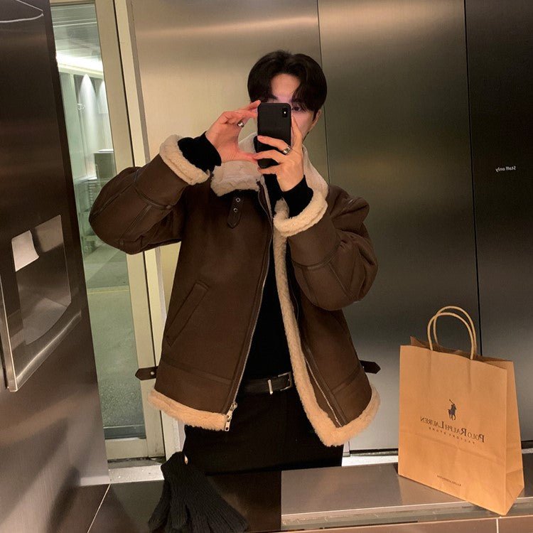 Stand collar cotton jacket OR3748 – 韓国メンズファッション通販 