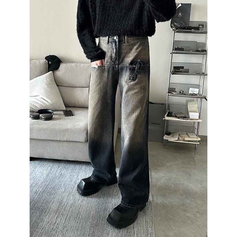 Retro best sale denim pants