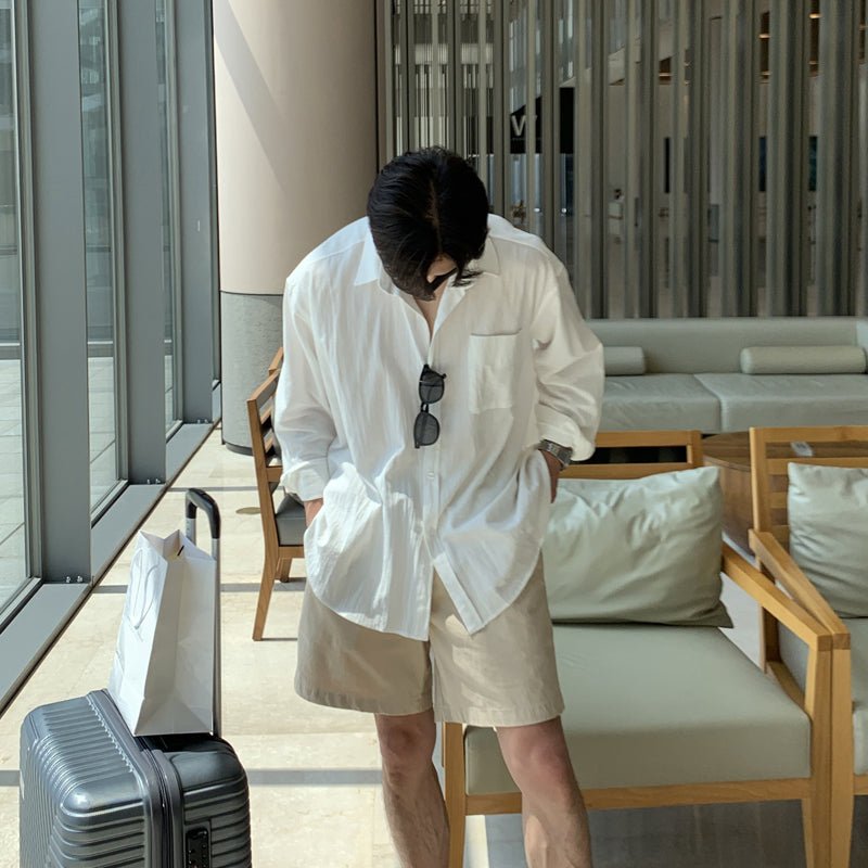 鈴木さん専用enof ace long sleeve shirt Ecru 01 ace long sleeve shirt｜ENOF(イナフ)公式通販