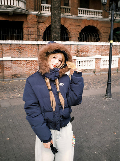 Fur collar down jacket OR4807