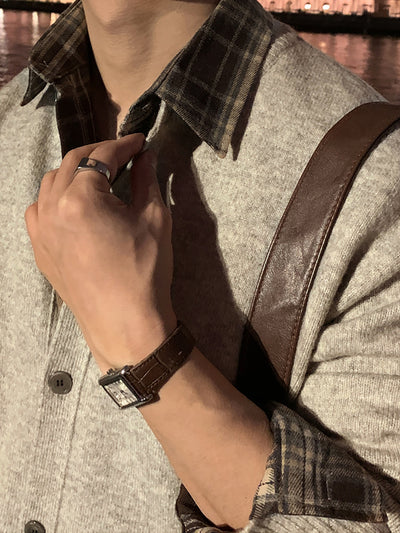 Round neck knit cardigan OR4813