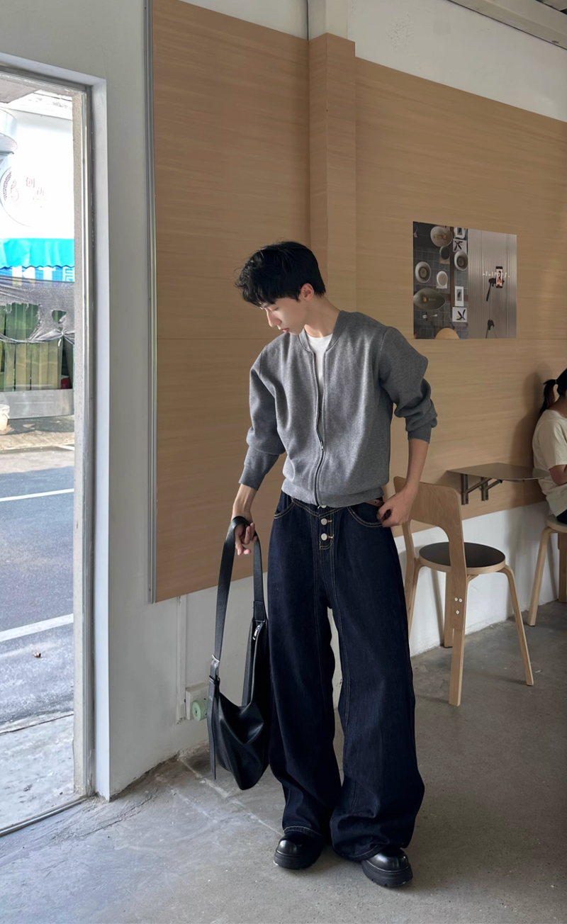 ボタンフライカーブデニムパンツ OR4753