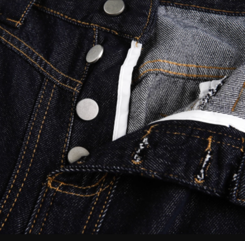 ボタンフライカーブデニムパンツ OR4753