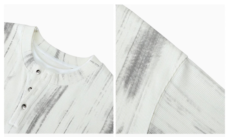 Fake two-piece short sleeve T-shirt OR4328