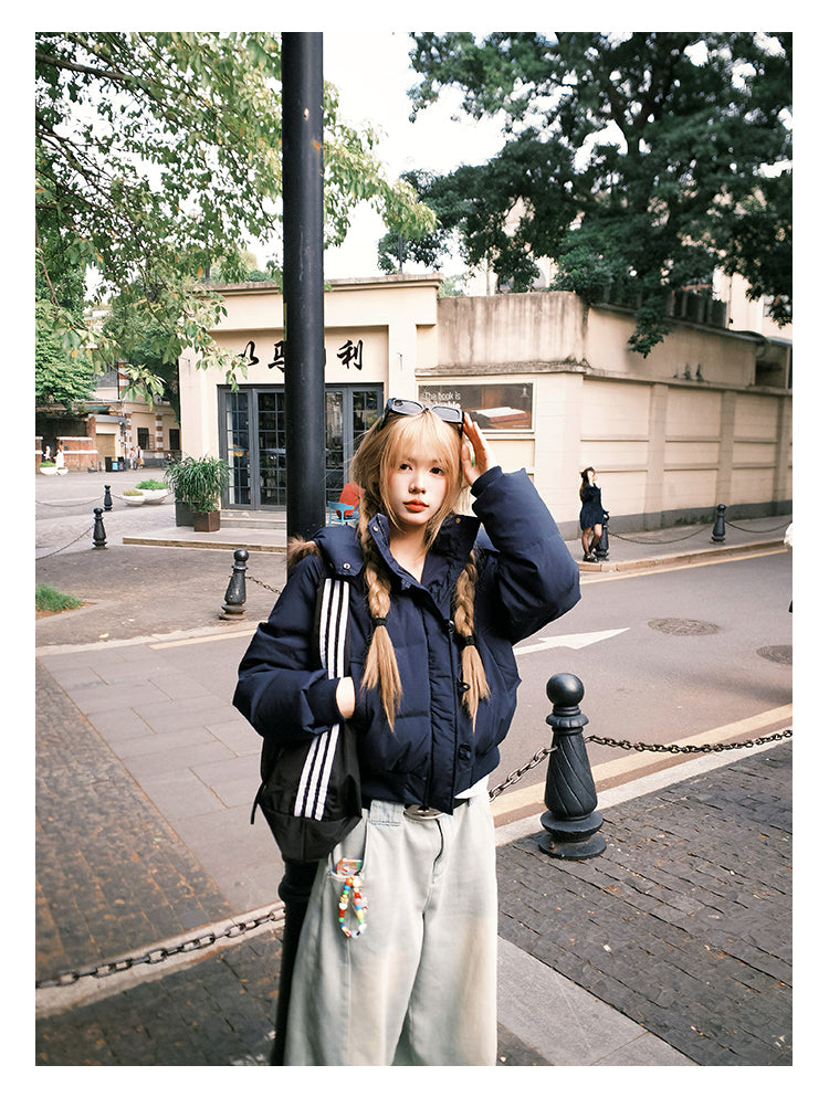 Fur collar down jacket OR4807