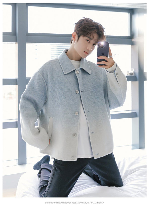 ウール70% Gradient wool jacket OR3744