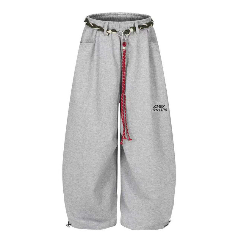 カーブスウェットパンツ＋紐ベルト付きセット OR4558