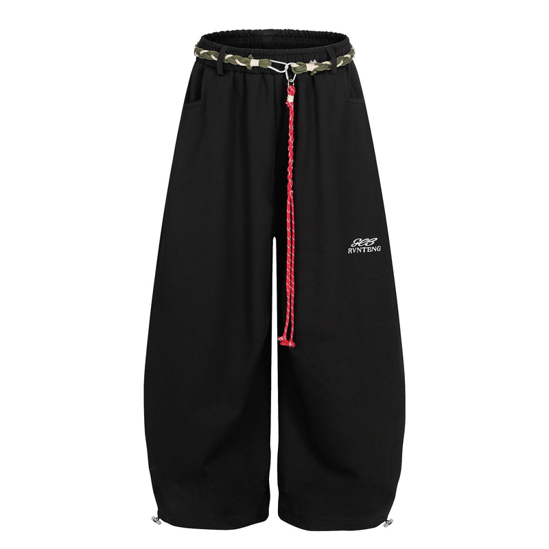 カーブスウェットパンツ＋紐ベルト付きセット OR4558