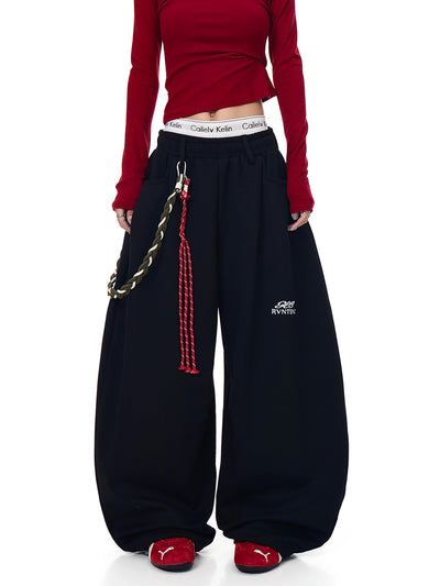 カーブスウェットパンツ＋紐ベルト付きセット OR4558