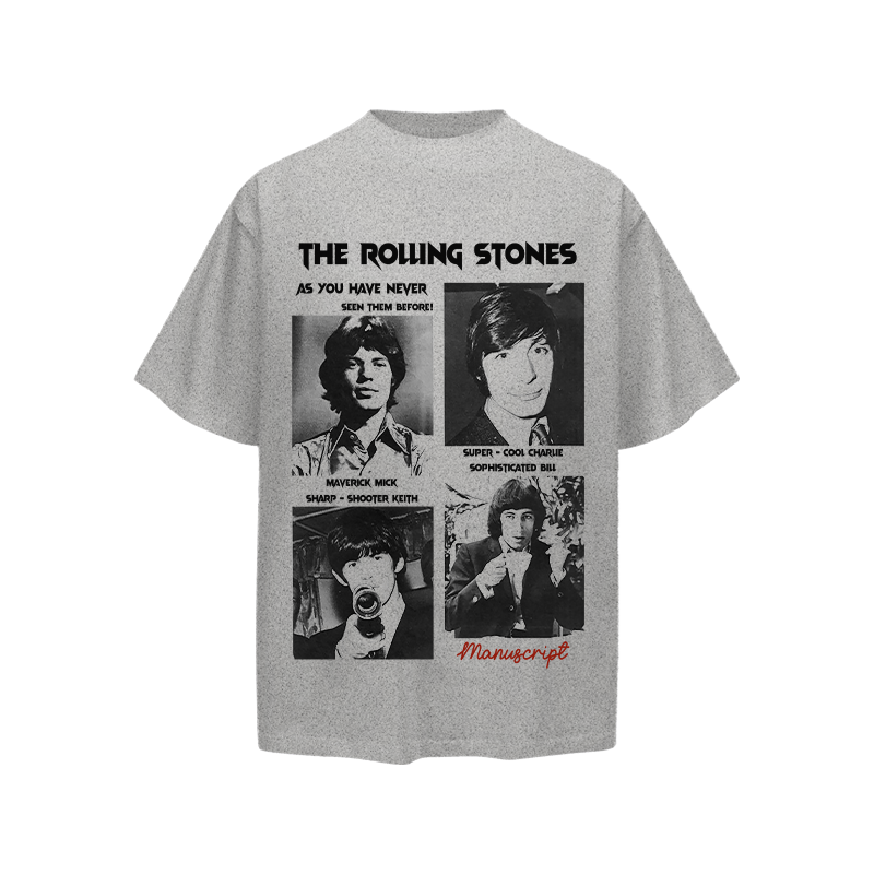 Movie-style print T-shirt OR4416