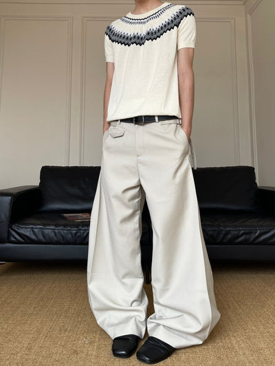 アーキテクトワイドタックパンツ メンズ｜Architect Wide PANTS OR4401 - 韓国メンズファッション通販 - ORUN - 