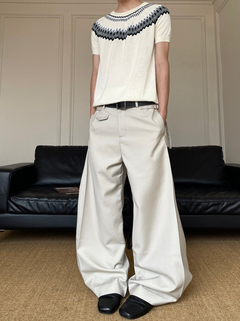 アーキテクトワイドタックパンツ メンズ｜Architect Wide PANTS OR4401 - 韓国メンズファッション通販 - ORUN - 