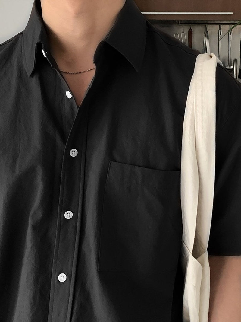 ベーシックリラックスシャツ メンズ / Basic Relax SHIRT OR4446 - 韓国メンズファッション通販 - ORUN - 