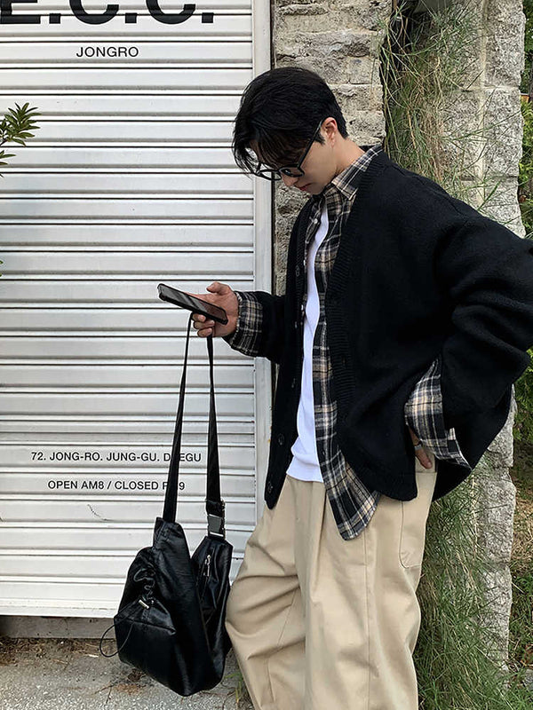 Black cardigan OR3675