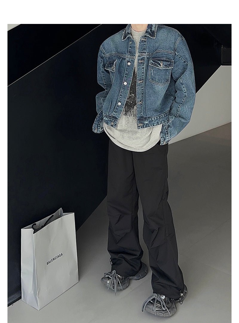 Black Cargo Pants or1739 - ORUN