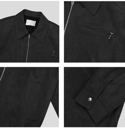 Black Lapel Jacket OR4620 - 韓国メンズファッション通販 - ORUN - 