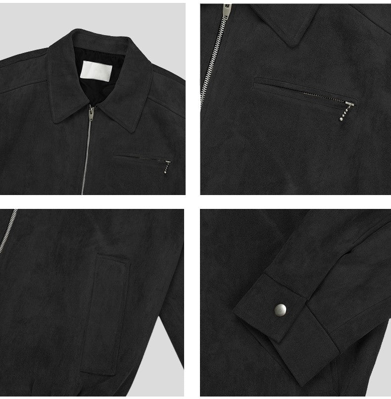 Black Lapel Jacket OR4620 - 韓国メンズファッション通販 - ORUN - 