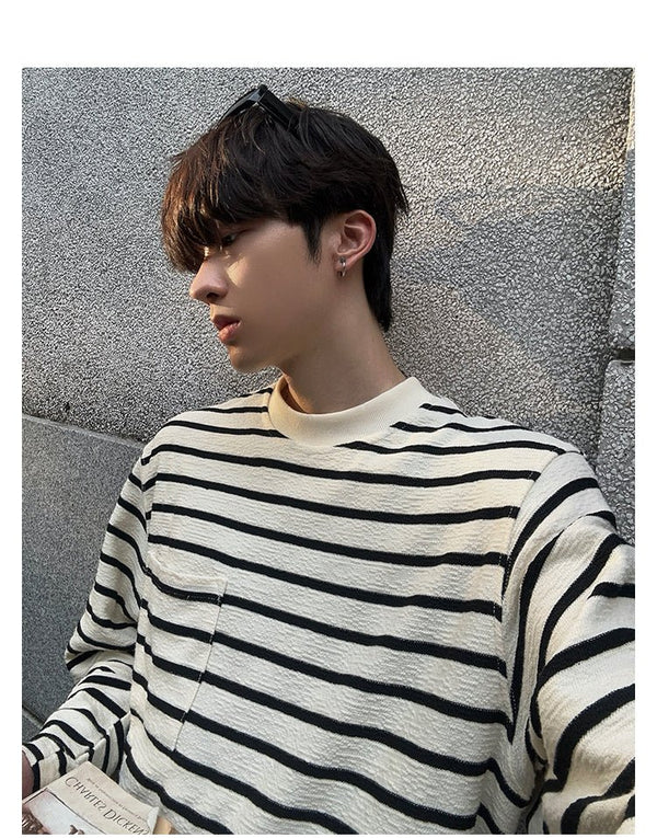 Border long T-shirt OR3475