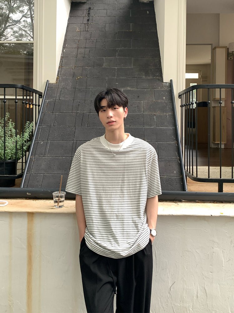 Border short sleeve T-shirt OR4323 - ORUN