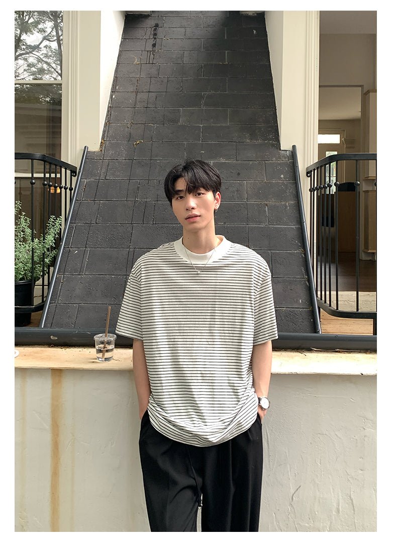 Border short sleeve T-shirt OR4323 - ORUN