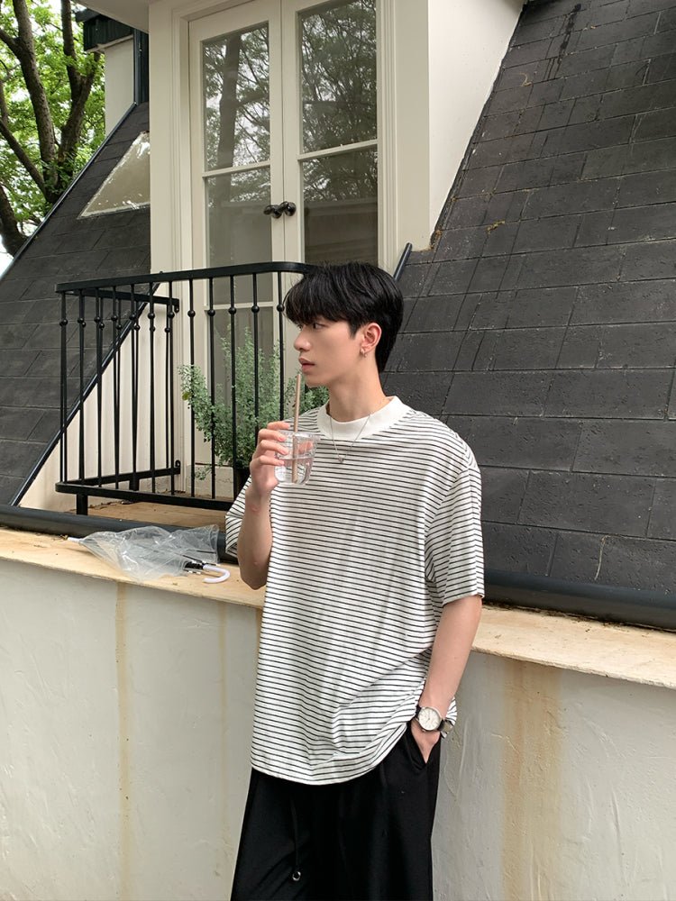 Border short sleeve T-shirt OR4323 - ORUN