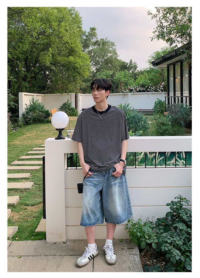 Border short sleeve T-shirt OR4323 - ORUN