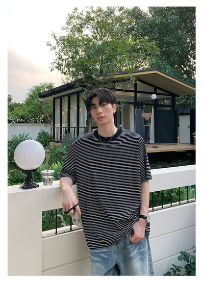 Border short sleeve T-shirt OR4323 - ORUN