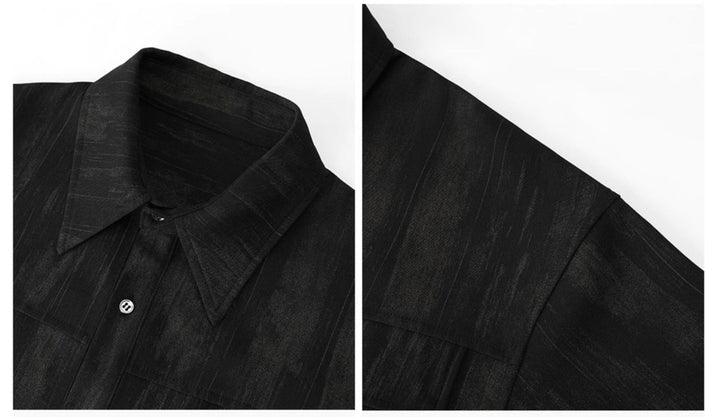 ブラシストロークサテンシャツ メンズ｜Brushstroke Satin SHIRT
