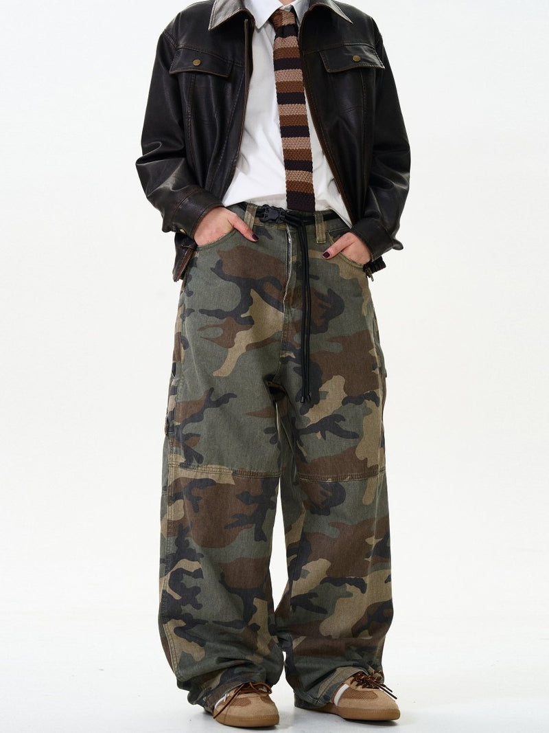 Camouflage Cargo Pants OR4599 - 韓国メンズファッション通販 - ORUN - 
