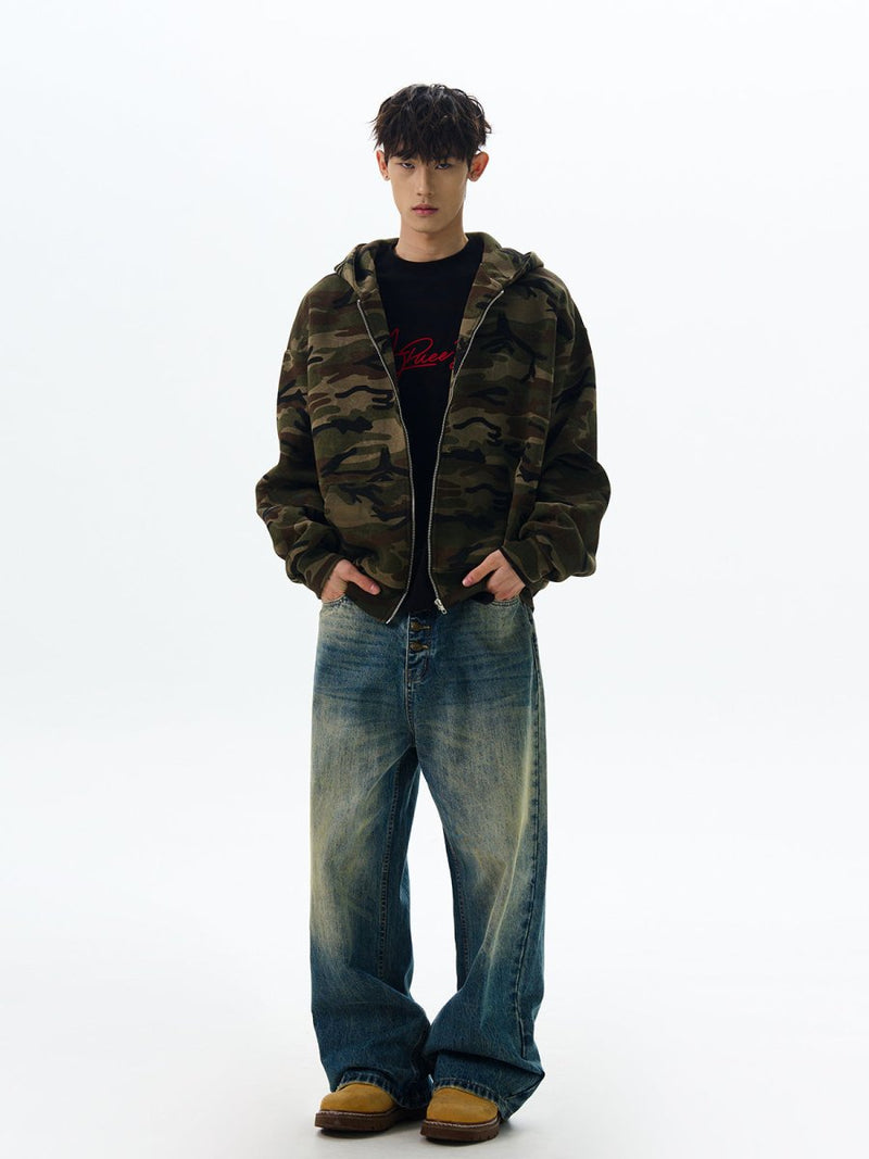 Camouflage Parka OR4627 - 韓国メンズファッション通販 - ORUN - 