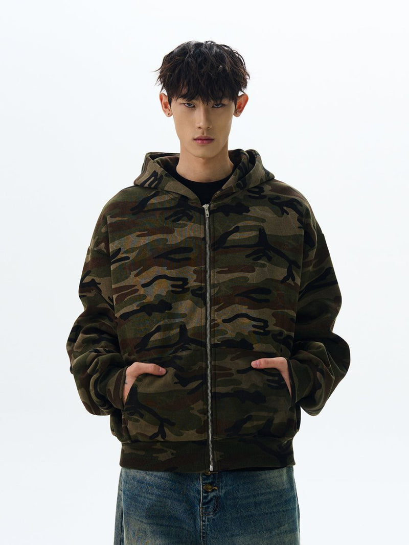 Camouflage Parka OR4627 - 韓国メンズファッション通販 - ORUN - 