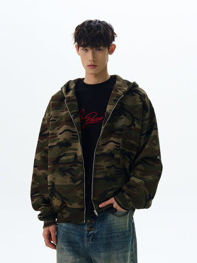 Camouflage Parka OR4627 - 韓国メンズファッション通販 - ORUN - 