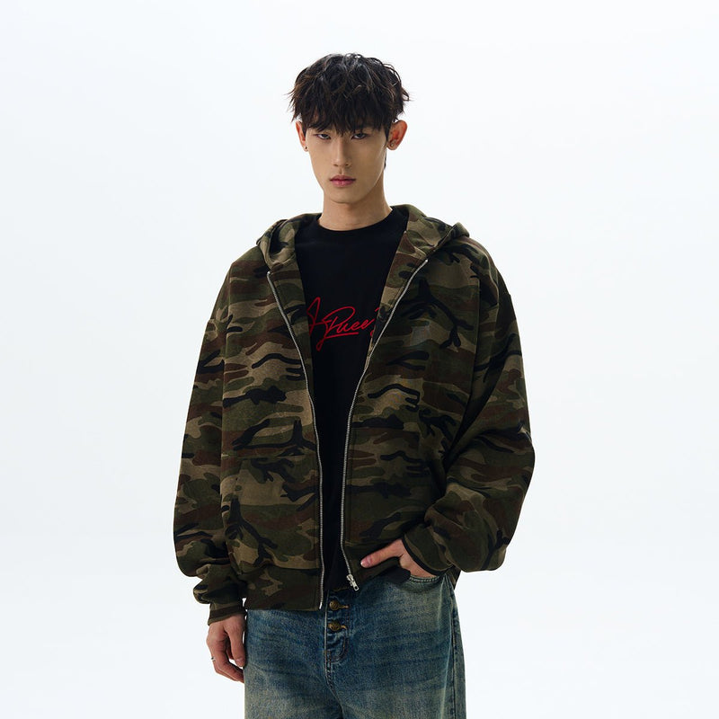 Camouflage Parka OR4627 - 韓国メンズファッション通販 - ORUN - 