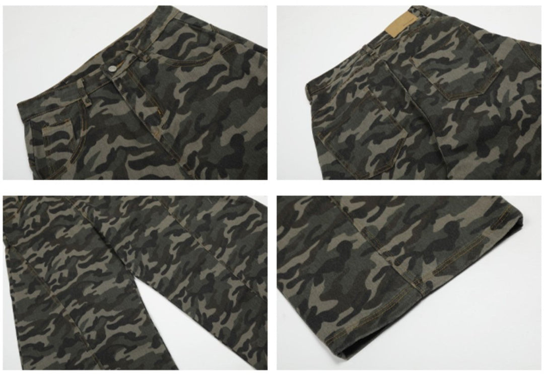 Camouflage Scimitar Pants OR4598 – 韓国メンズファッション通販 - ORUN -