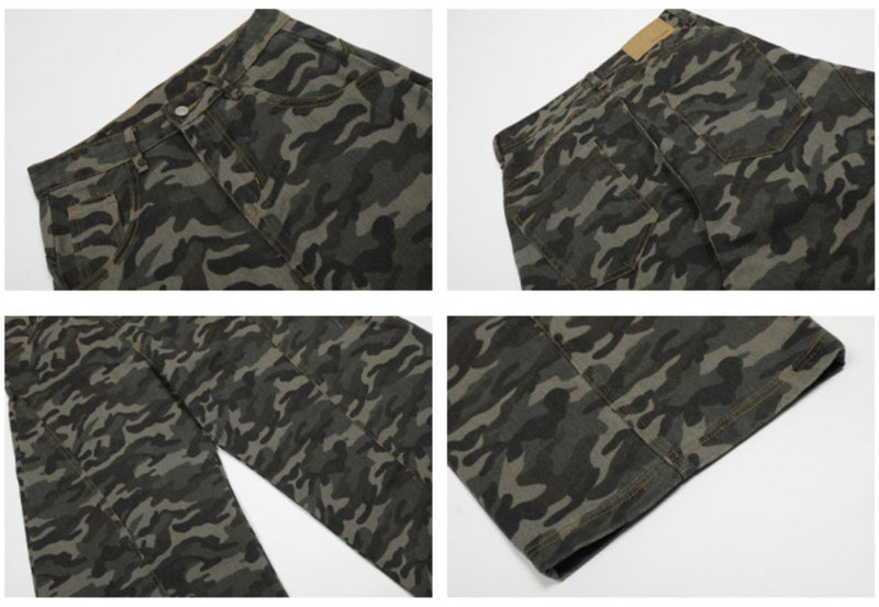 Camouflage Scimitar Pants OR4598 - 韓国メンズファッション通販 - ORUN - 