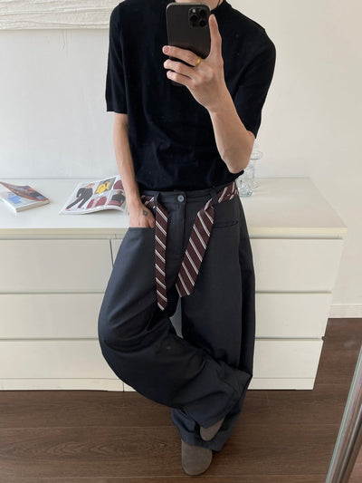 Casual Scimitar Pants OR4659 - 韓国メンズファッション通販 - ORUN - 