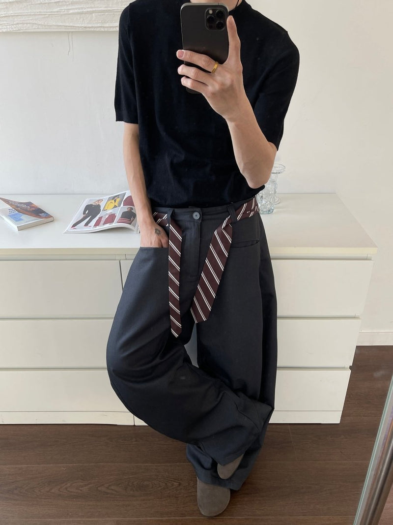 Casual Scimitar Pants OR4659 - 韓国メンズファッション通販 - ORUN - 