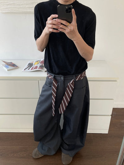 Casual Scimitar Pants OR4659 - 韓国メンズファッション通販 - ORUN - 