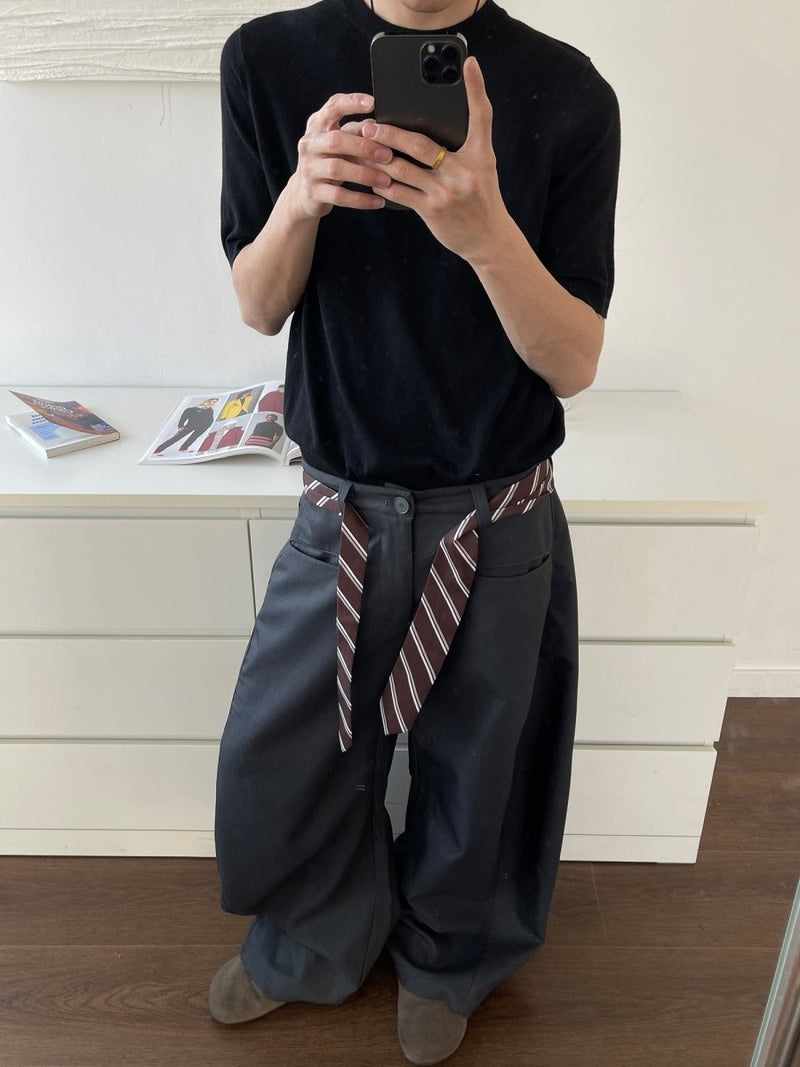 Casual Scimitar Pants OR4659 - 韓国メンズファッション通販 - ORUN - 
