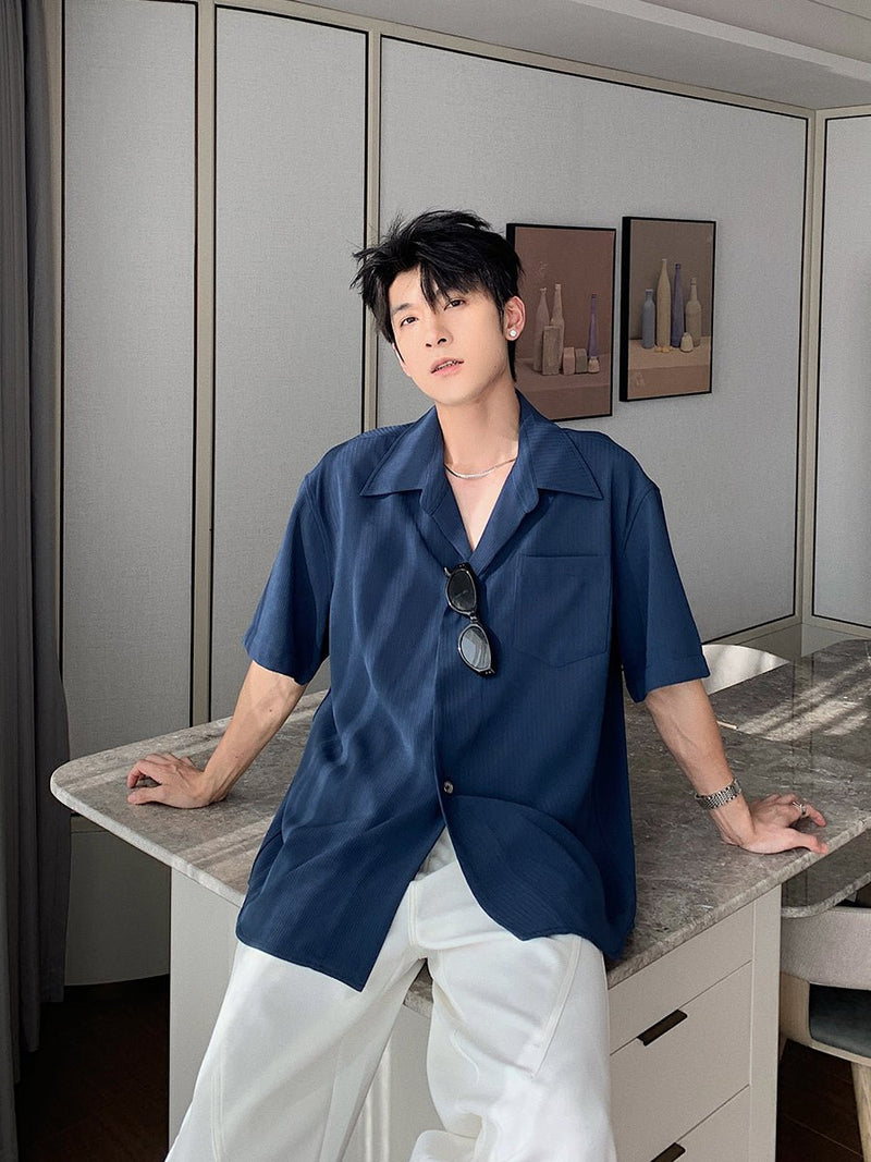 Casual short sleeve shirt OR3361 - ORUN