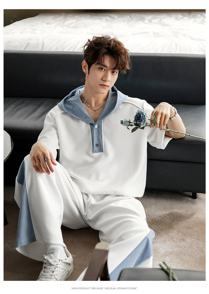 韓国好きおすすめ★5点セット カジュアルスポーツセットアップ メンズ｜Casual Sports SET OR4350