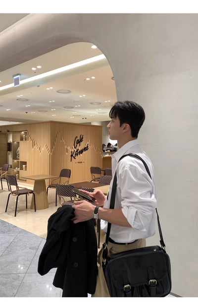Casual white shirt OR4204 - ORUN