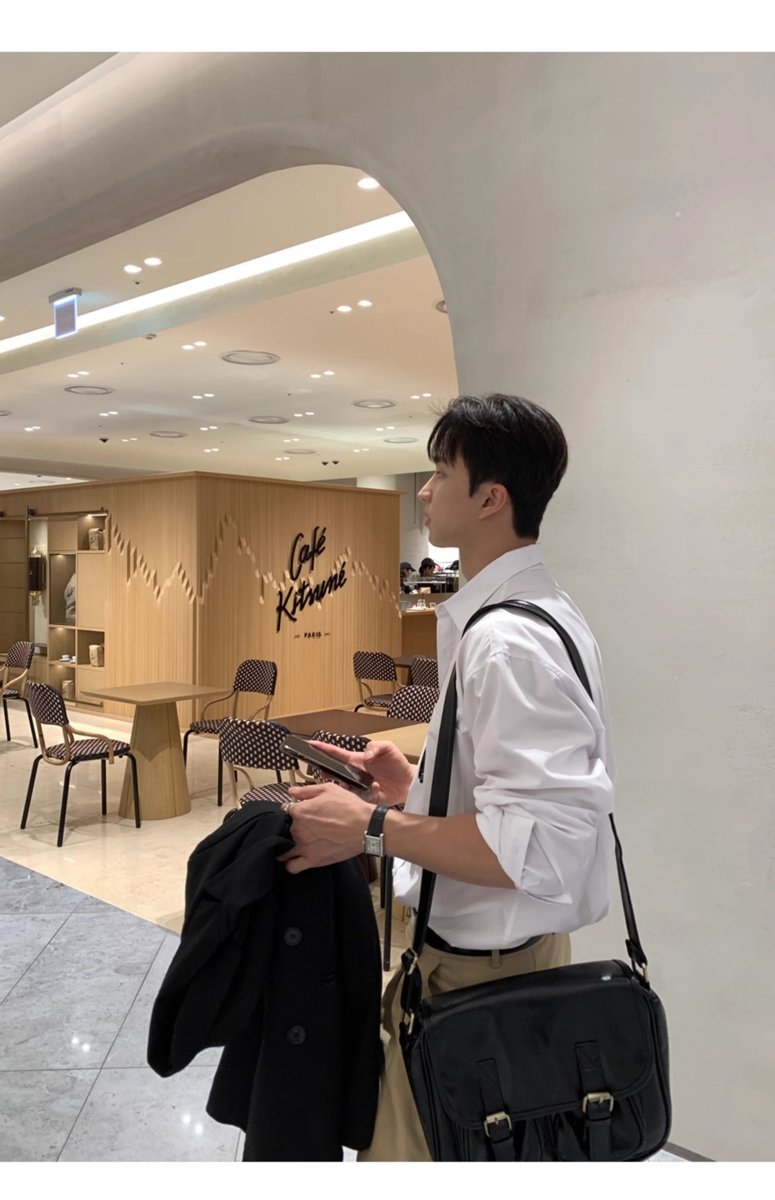Casual white shirt OR4204 - ORUN