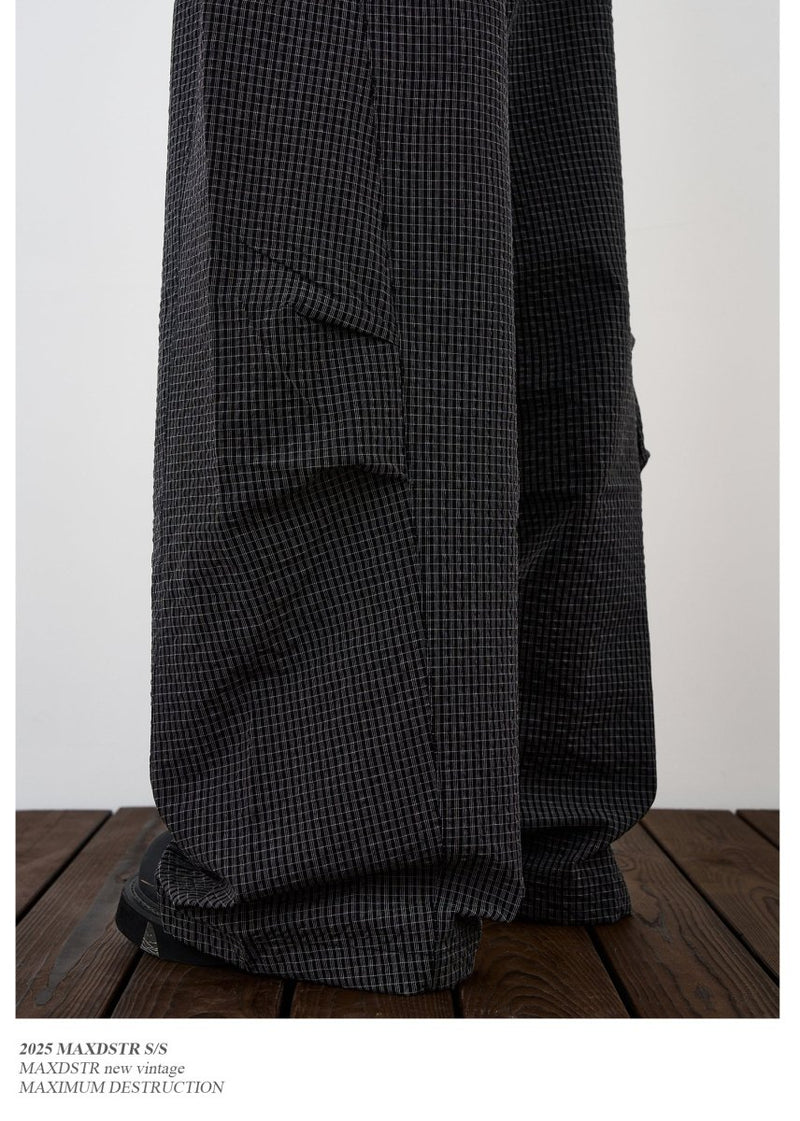 Check pattern casual pants OR4497 - 韓国メンズファッション通販 - ORUN - 