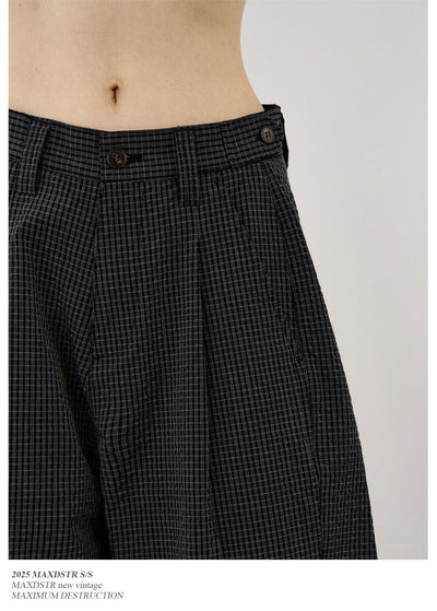 Check pattern casual pants OR4497 - 韓国メンズファッション通販 - ORUN - 