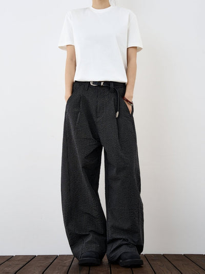 Check pattern casual pants OR4497 - 韓国メンズファッション通販 - ORUN - 