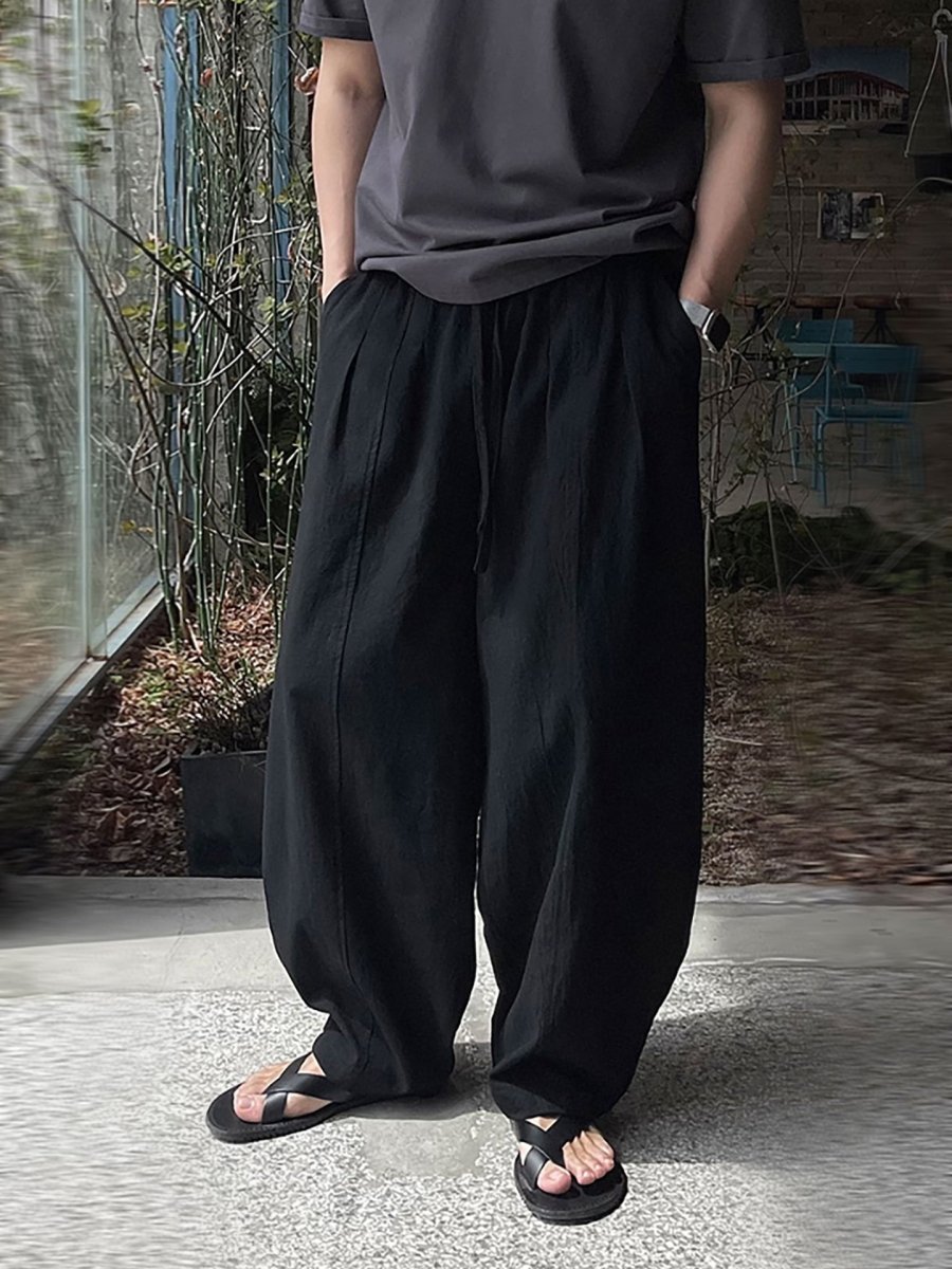 コットンリネンパンツ メンズ ワイド｜Cotton Linen PANTS OR4447