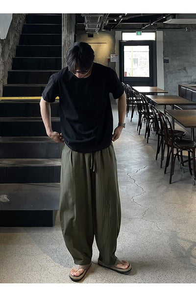 コットンリネンパンツ メンズ ワイド｜Cotton Linen PANTS OR4447 - 韓国メンズファッション通販 - ORUN - 