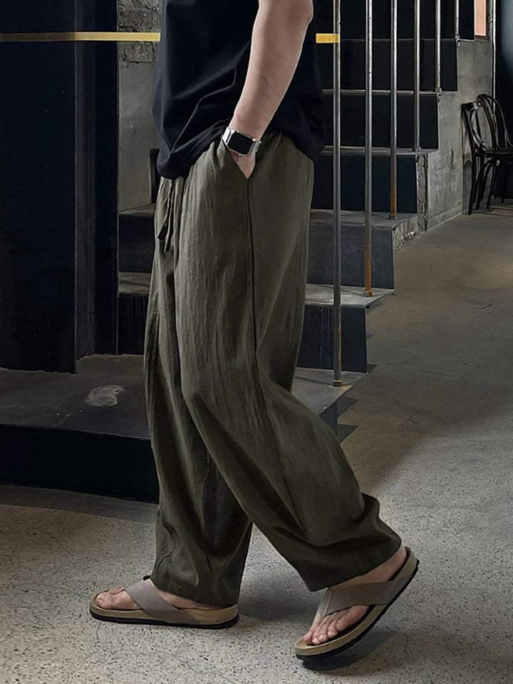YANTOR cotton 46%, linen 54% マックパンツ cotton-linen-pants-or4447-